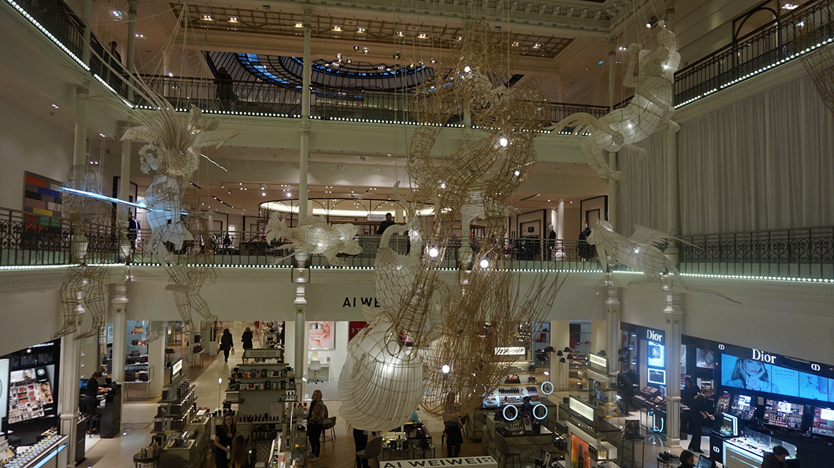 Ai Weiwei at Le Bon Marché