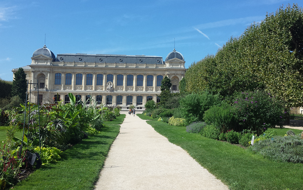 O Museu de Historia Natural de Paris fica no Jardin des Plantes