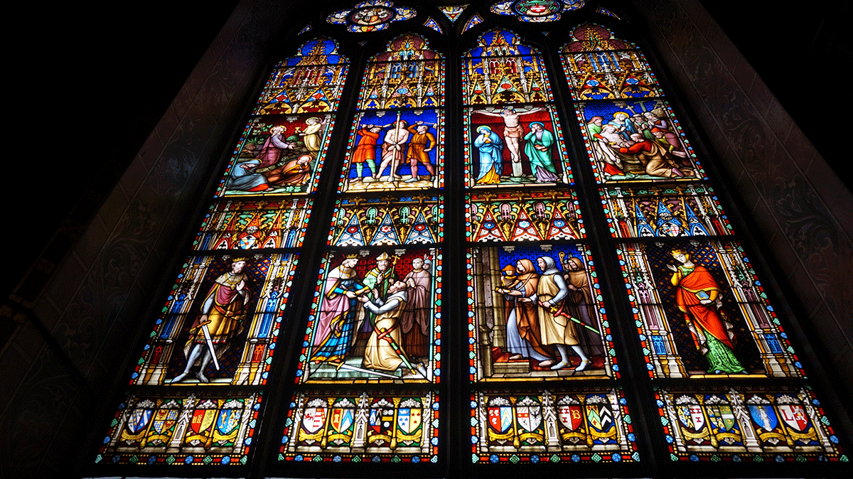 Vitrais da Capela do Santo Sangue em Bruges 
