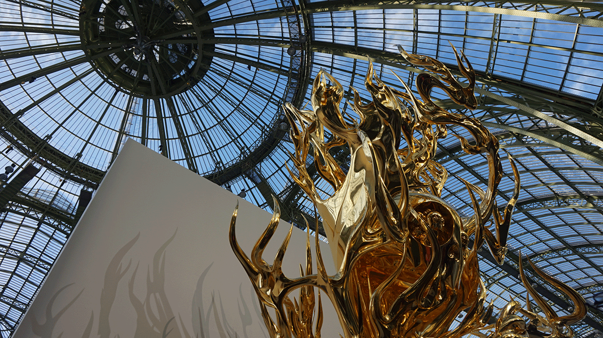 Teto de vidro do Grand Palais Paris