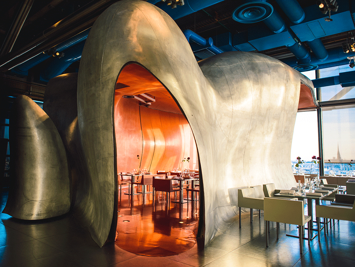 restaurante Le Georges no Pompidou