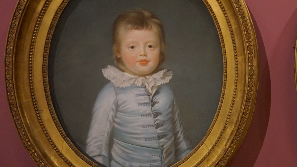 Exposiçao pintura pastel no Louvre