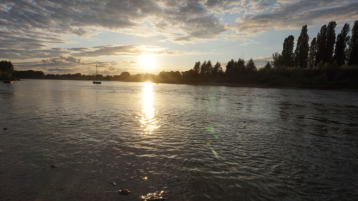 rio Loire, o maior rio da França