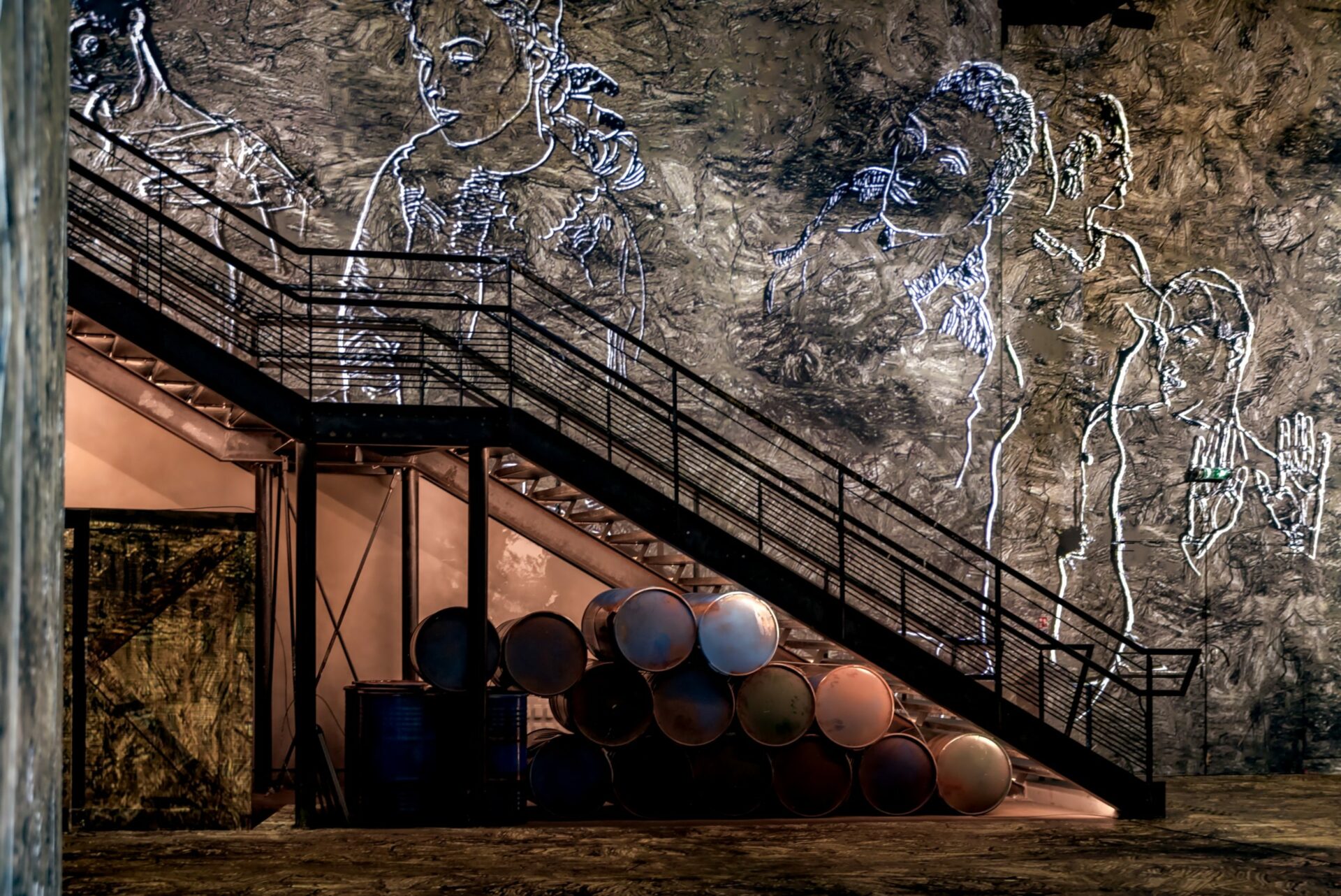 Gustav Klimt arte digital em Paris 