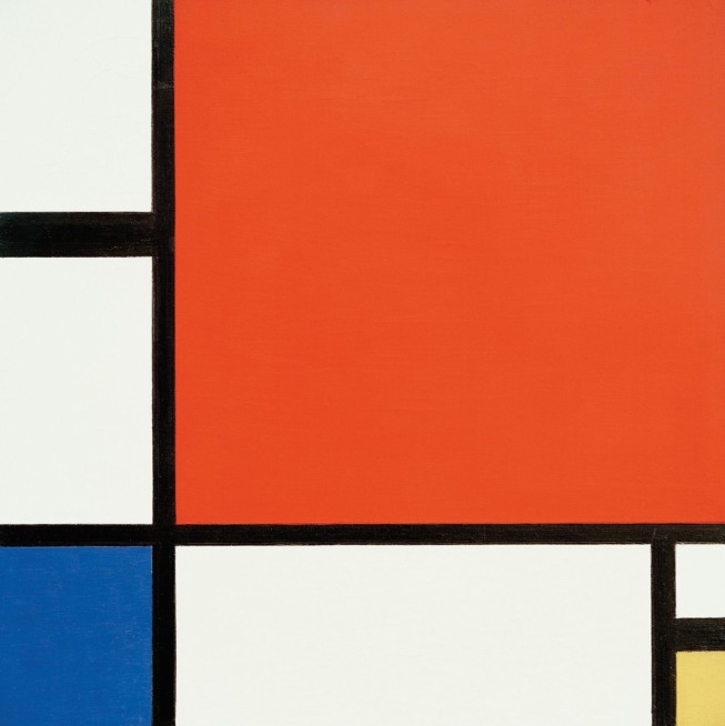 composição abstrada de Mondrian inspira Yves Saint Laurent 