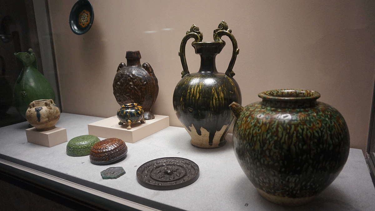 vasos chineses no museu Guimet 