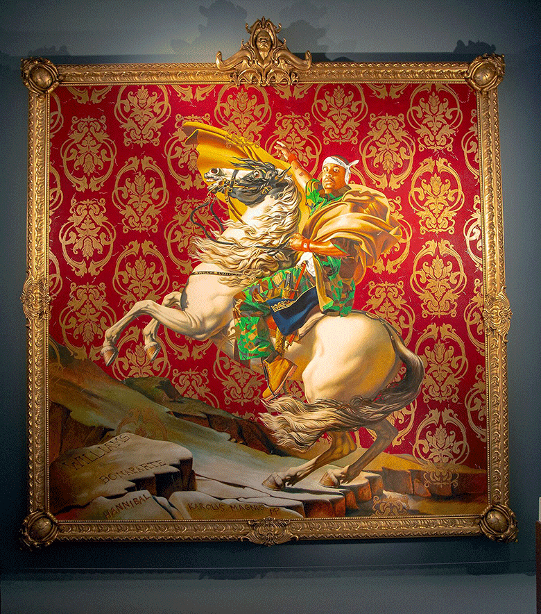 Napoleão reinterpretado pelo artista Kehinde Wiley