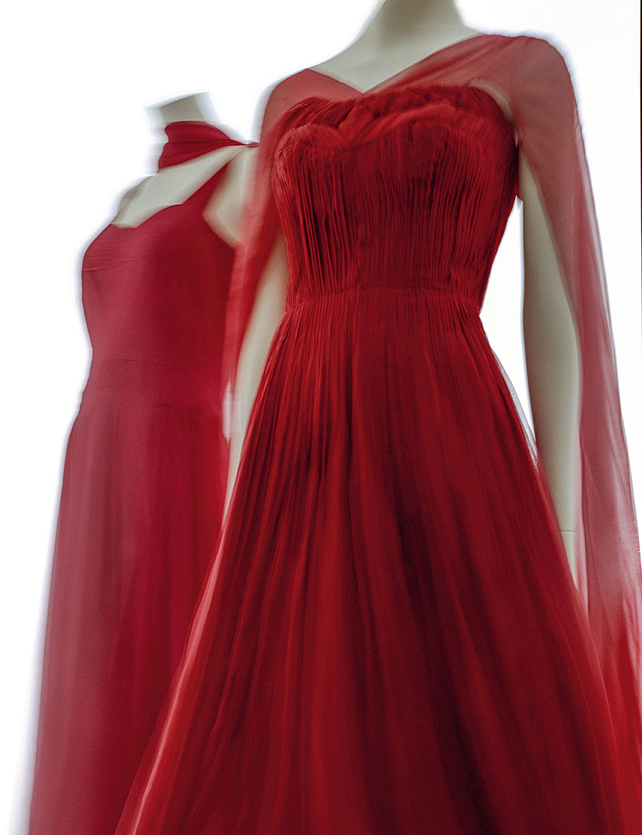 vestido vermelho Chanel 