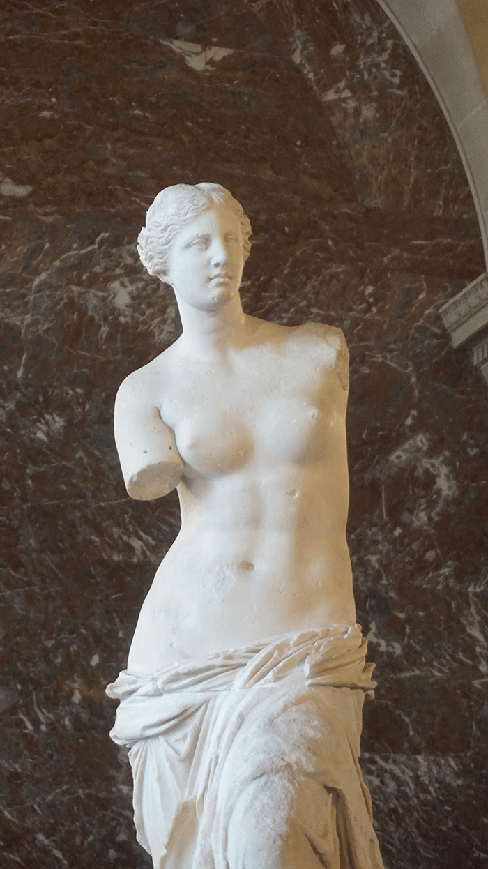 A Vênus de Milo estrela do Louvre